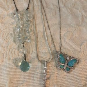 Crystal Necklace Trio